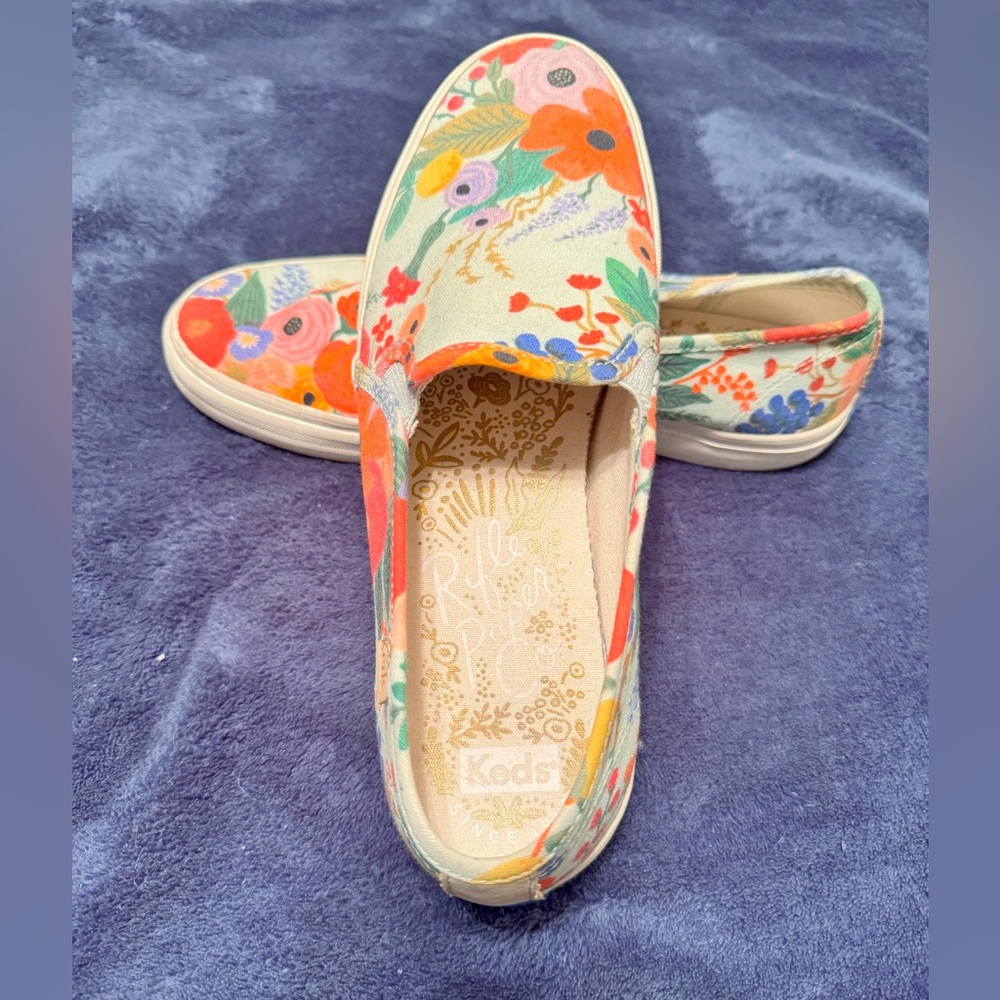 Keds x Rifle Paper Slip-On Sneaker - lightly worn - W8.5